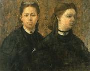 Edgar Degas Elena and Camila Montejasi-Cicerale oil painting artist